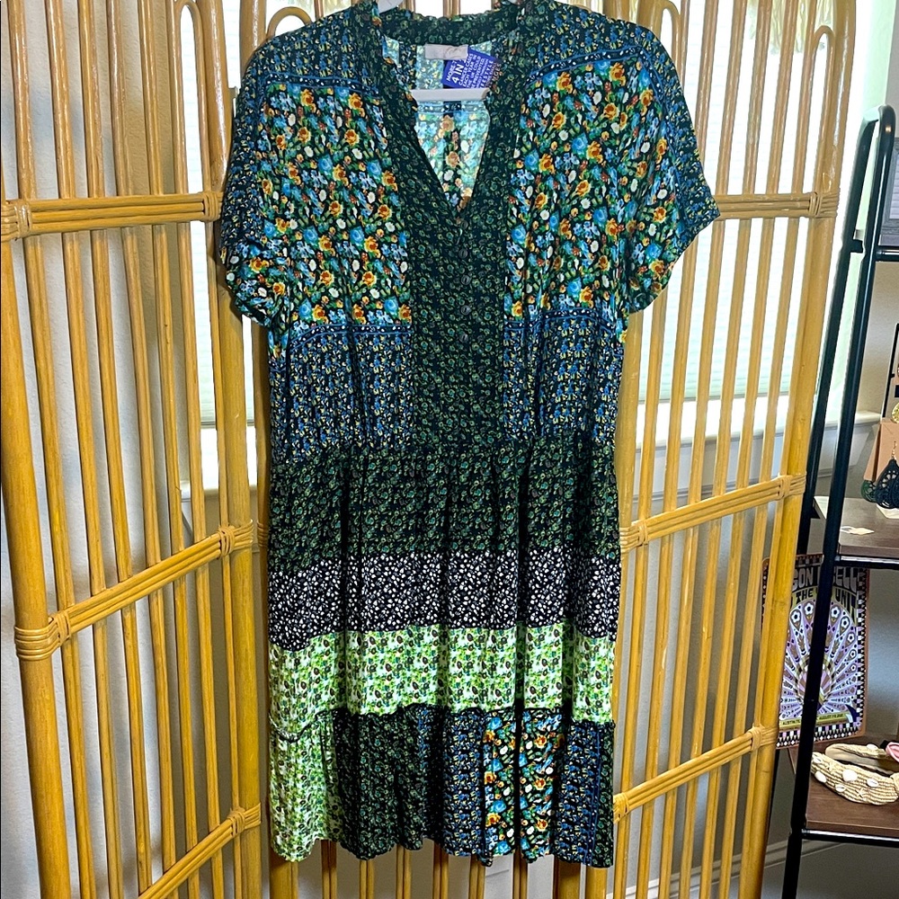 Cheer Floral patchwork Dress